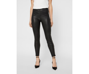 Stretchy leather leggings clearance