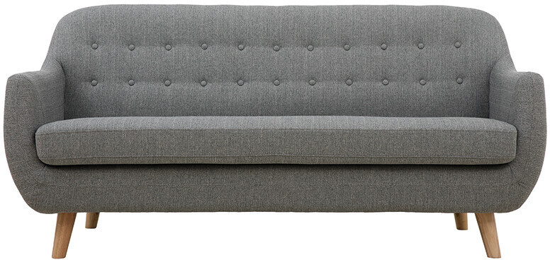 Miliboo Canapé 3 places Ynok gris clair