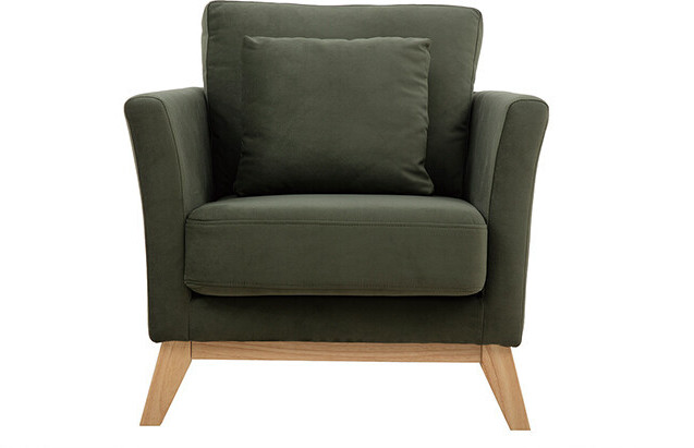 Miliboo Fauteuil Oslo kaki