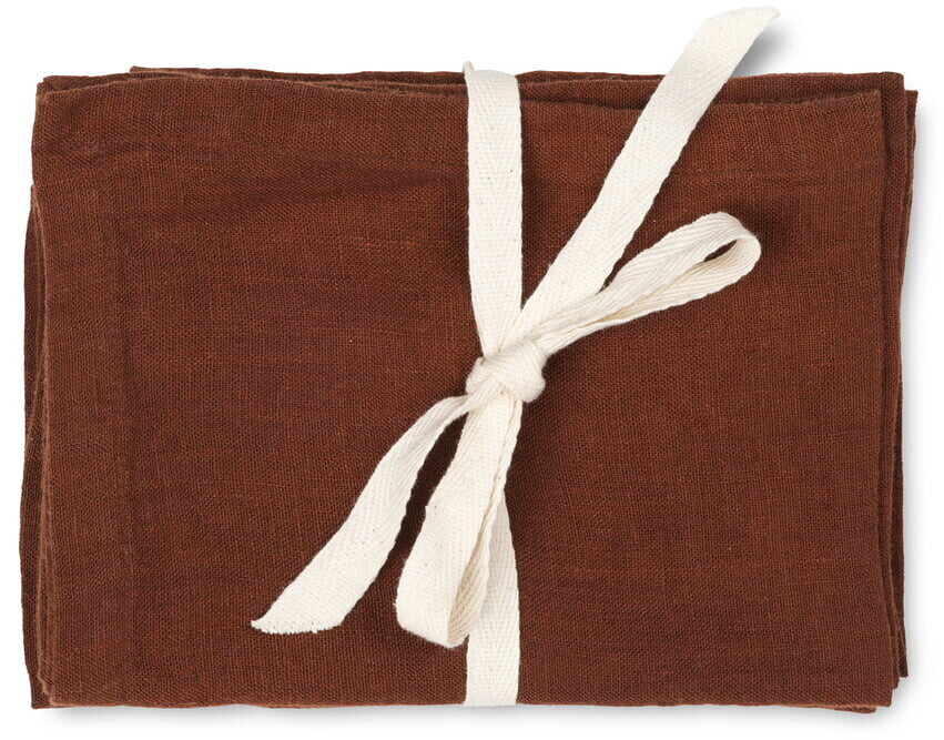Ferm Living Linen placemat, 50 x 30 cm, cinnamon (set of 2)