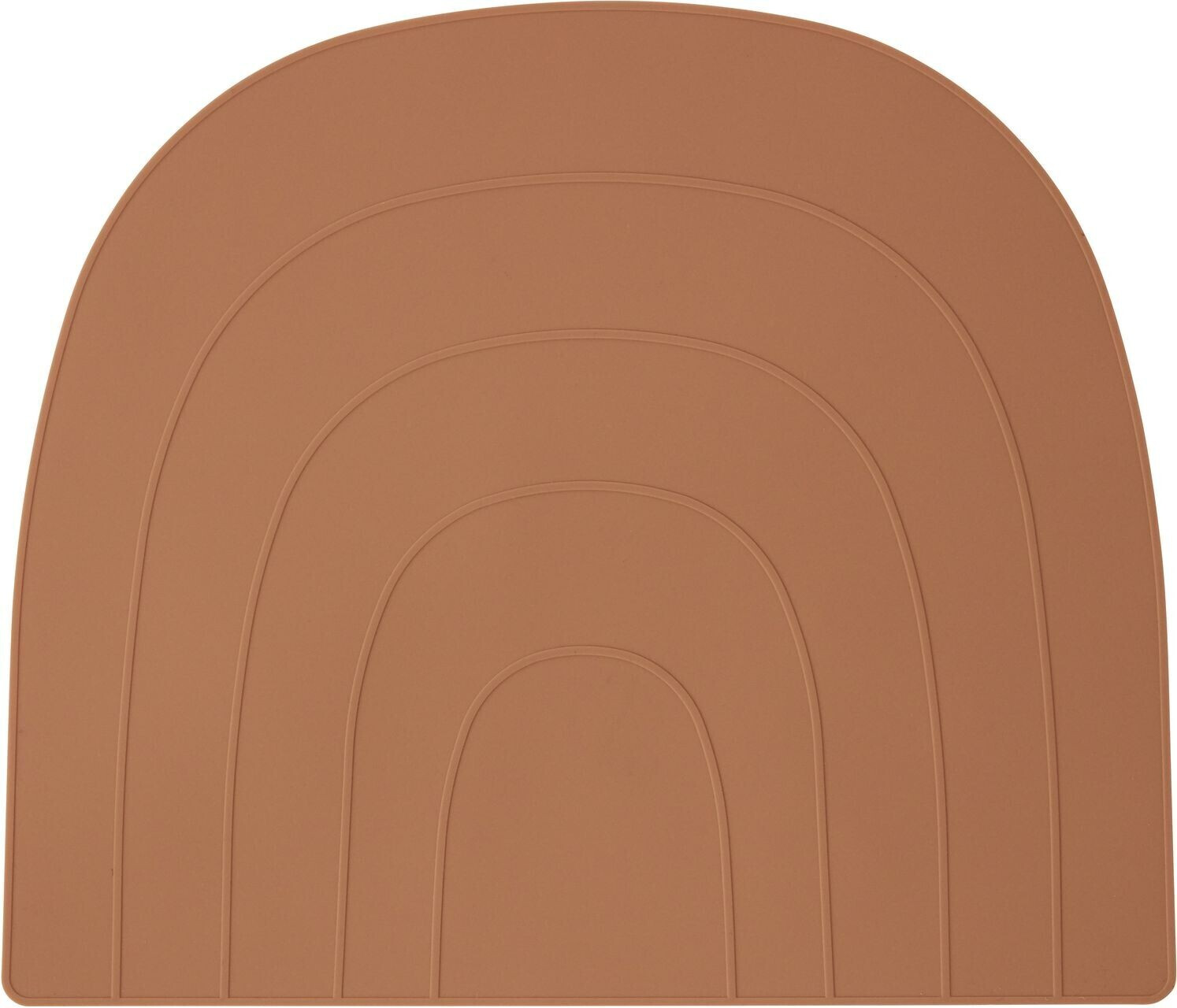 OYOY Rainbow placemat 34 x 41 cm, caramel