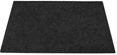 HEY-SIGN Rectangular placemat, 5 mm, with anti-slip coating, graphite