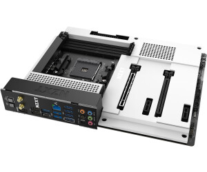Carte Mère NZXT N7 B550 - Format ATX, Socket AM4, Chipset AMD B550, DDR4, PCIe 4.0, WiFi 6E, Blanc Mat, Pour PC Gaming