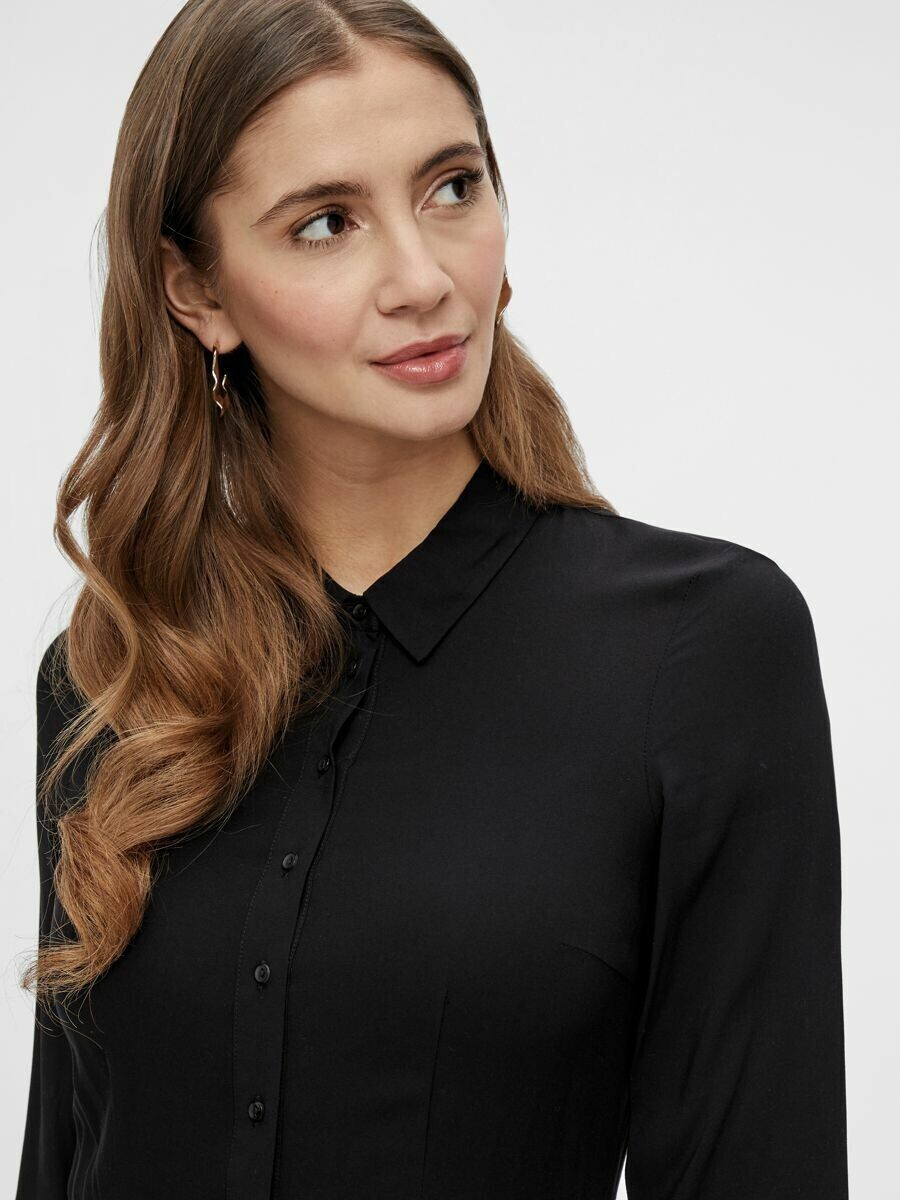 Y.A.S Yassavanna Long Shirt Dress - Noos S. (26022663) black ab 40,99 € |  Preisvergleich bei
