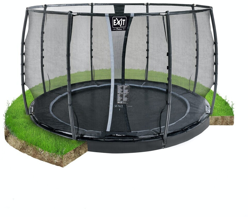 Exit Toys Dynamic In Ground Trampoline 366 cm with Safety Net black