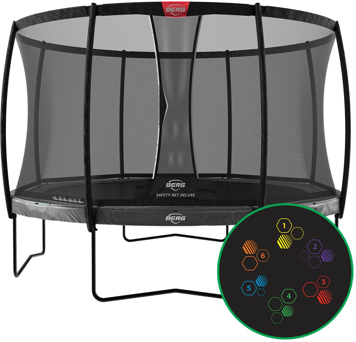 Berg Elite Regular 430 grey Levels + Safety Net DLX XL
