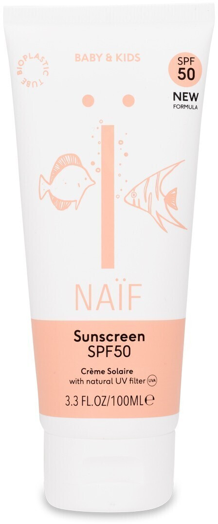 NAIF Sunscreen Baby & Kids SPF50 (100ml)
