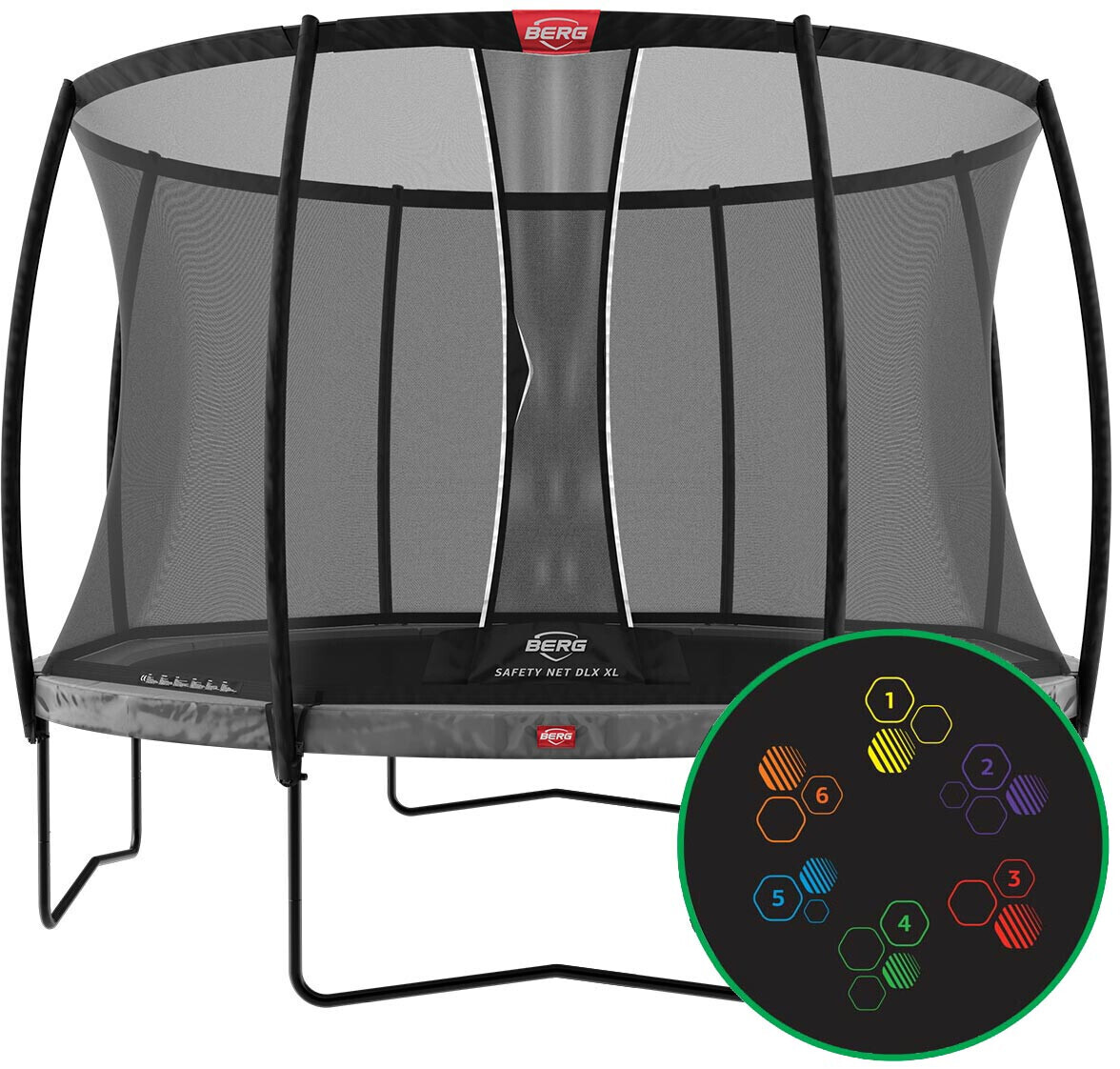 Berg Champion Regular 430 + Safety Net DLX XL
