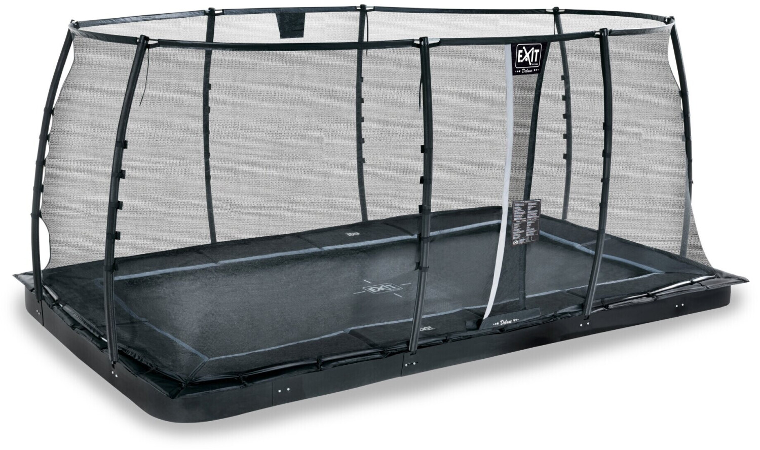 Exit Toys Dynamic In Ground Trampoline 305 x 519 cm with Safety Net black