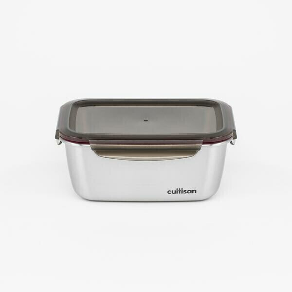 Cuitisan Boîte de conservation inox rectangle 1800 ml
