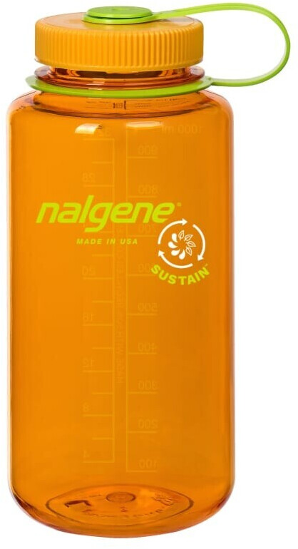 Photos - Water Bottle Nalgene Nunc  Sustain Wide Mouth (1L) clementine 