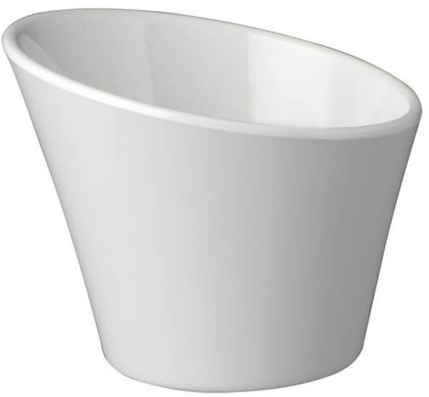 APS Bowl -CASUAL-, melamine, white, 0.3 liters, Ø 12 cm, H: 7.5 / 9.5 cm