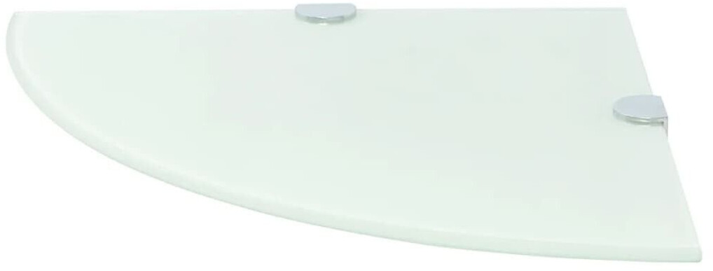 vidaXL Étagère de douche, blanc 35 x 35 cm