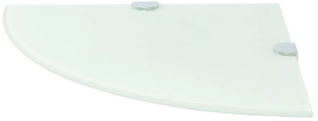 vidaXL Étagère de douche, blanc 2 pièces 35 x 35 cm