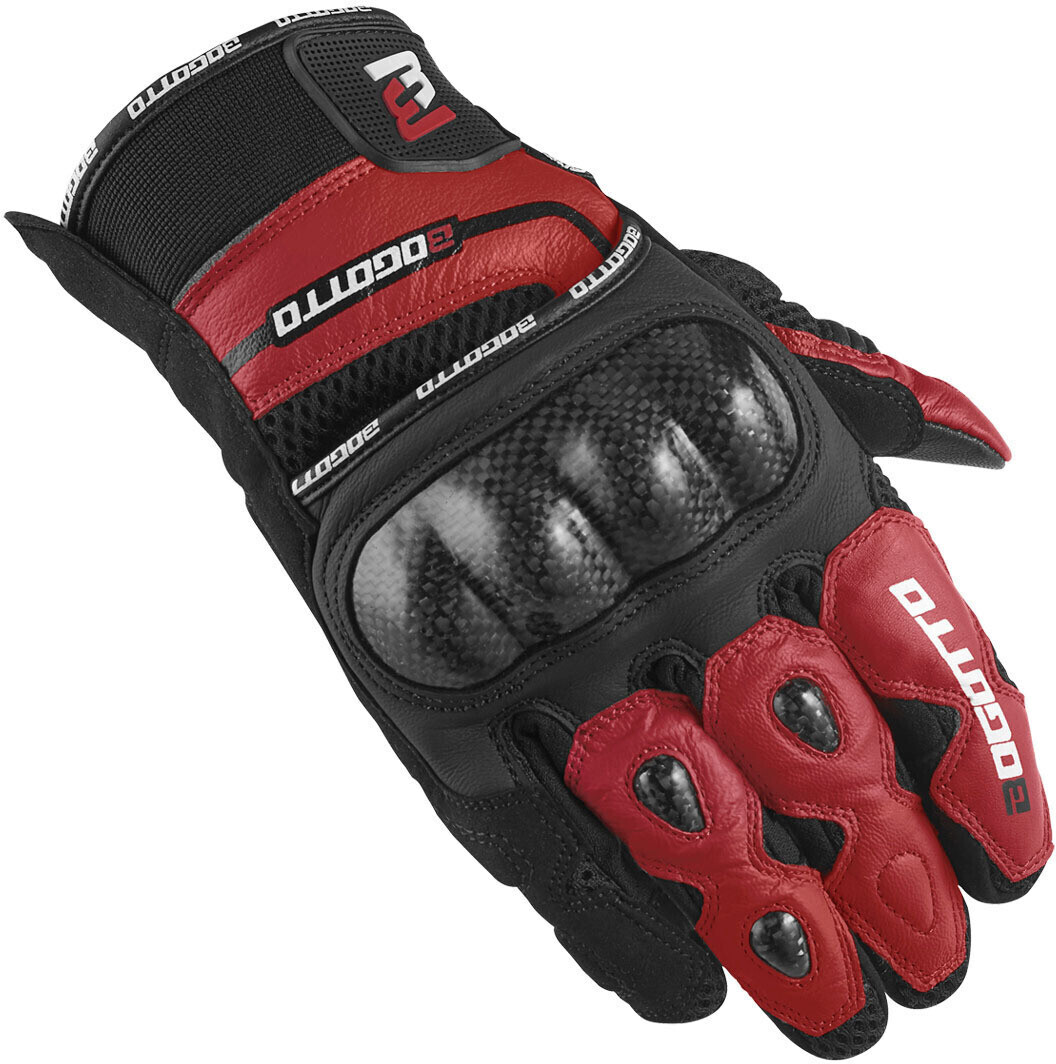 Photos - Motorcycle Gloves Bogotto Motowear Bogotto Flint Gloves red
