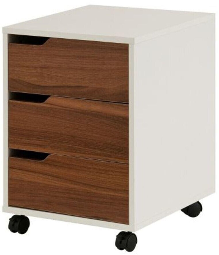 HJH Office ORGANISER walnut / white