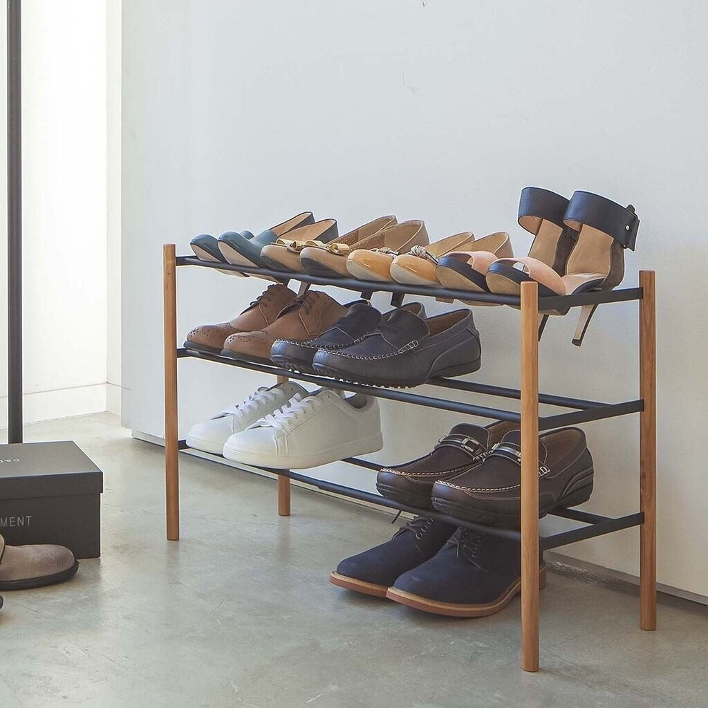 YAMAZAKI 3-Tier Expandable Shoe Rack / Steel (3519)