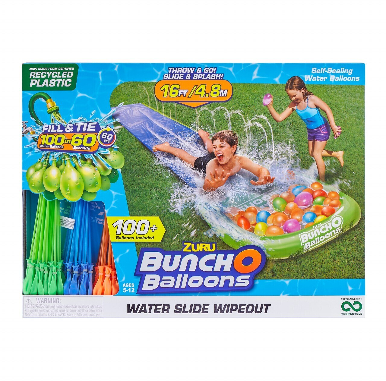 ZURU BunchO Balloons Water Slide Wipeout