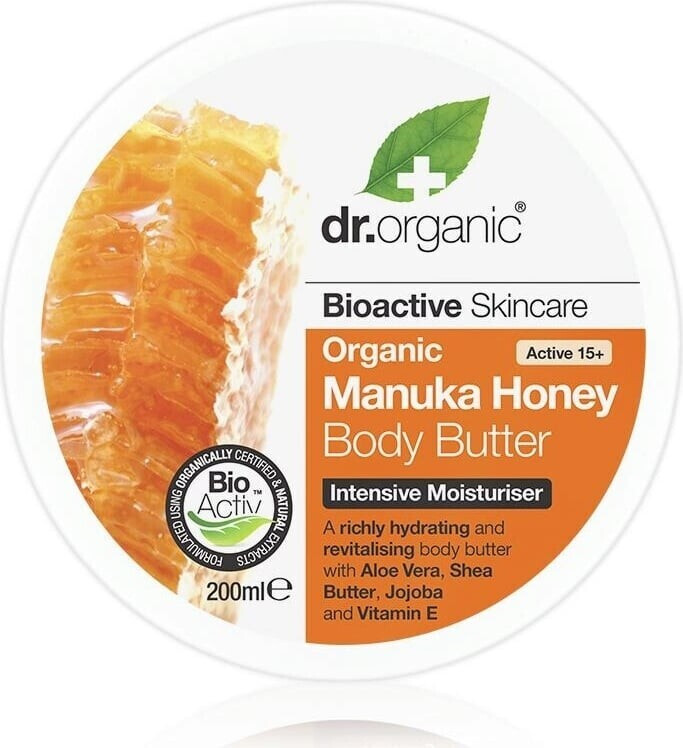 Dr. Organic Beurre corporel miel de Manuka (200 ml)