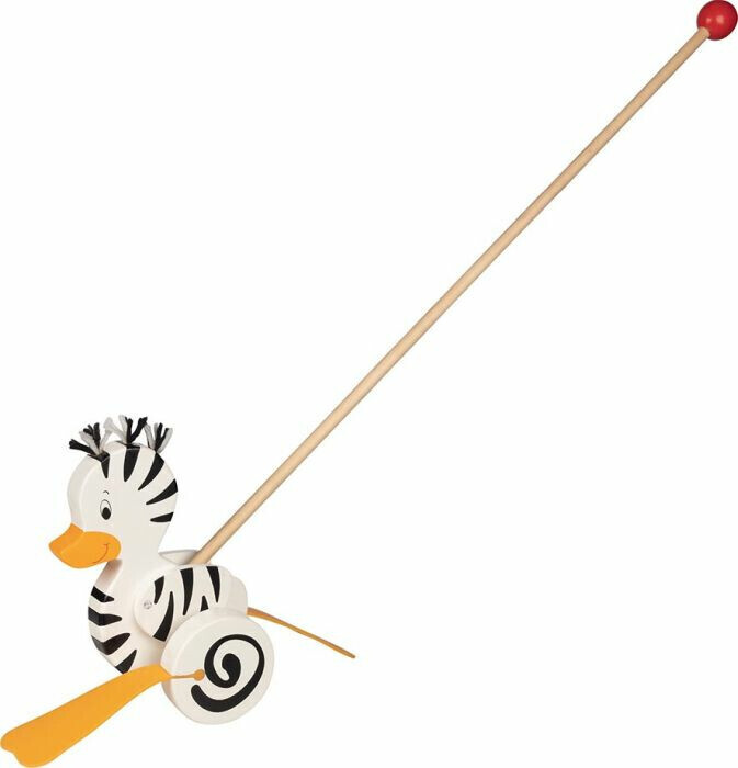 Goki Sliding animal zebra duck