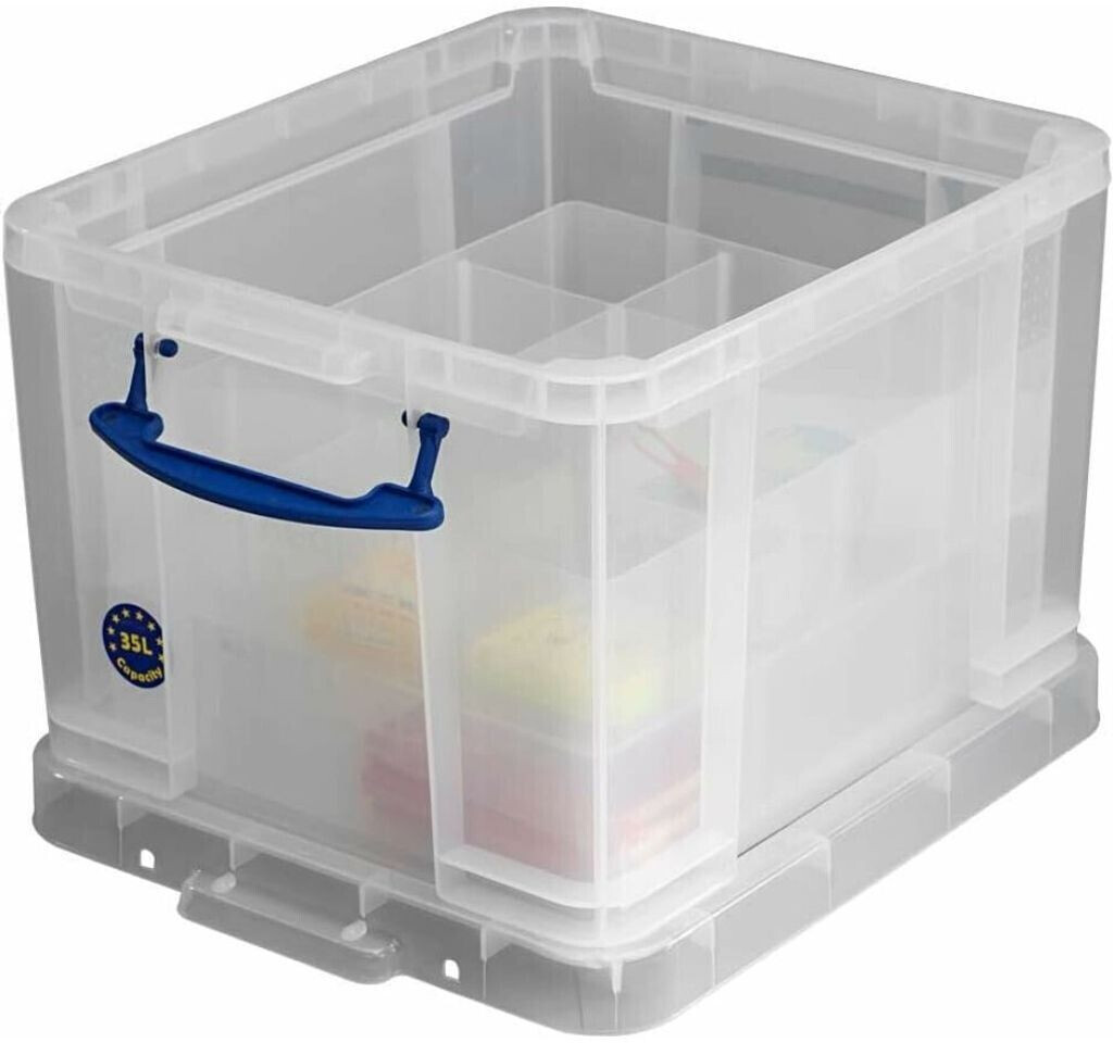 Photos - Clothes Drawer Organiser Really Useful Products Really Useful Products Box 35 Liters Transparent 48