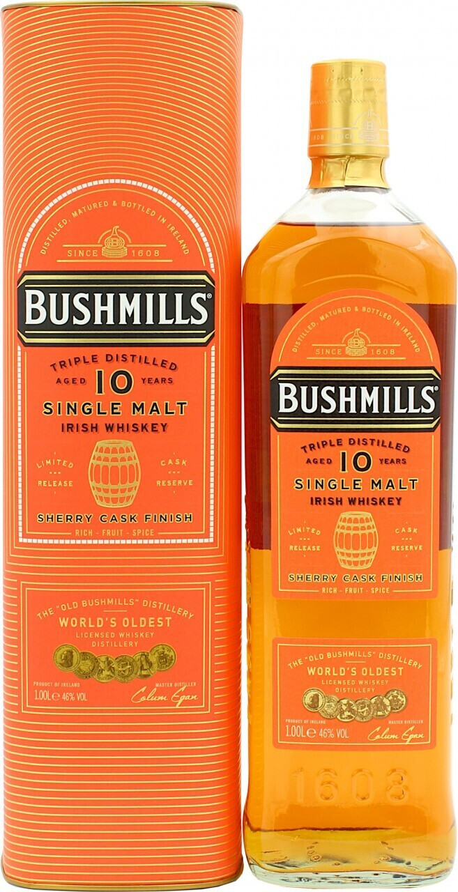 Bushmills 10 Years Sherry Cask Finish 1l 46%