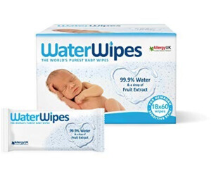 Buy WaterWipes Baby Wipes 18 x 60 pcs. from 40.50 Today