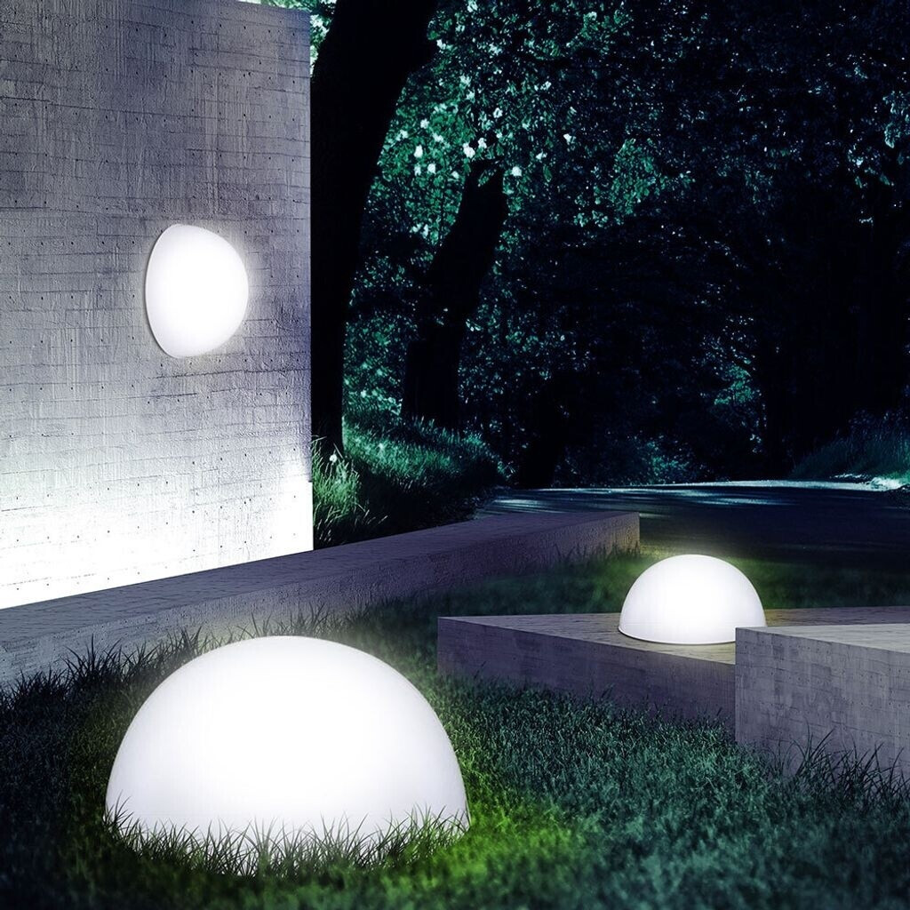 ETC Shop Set of 3 LED solar ball lights 10x8,5cm