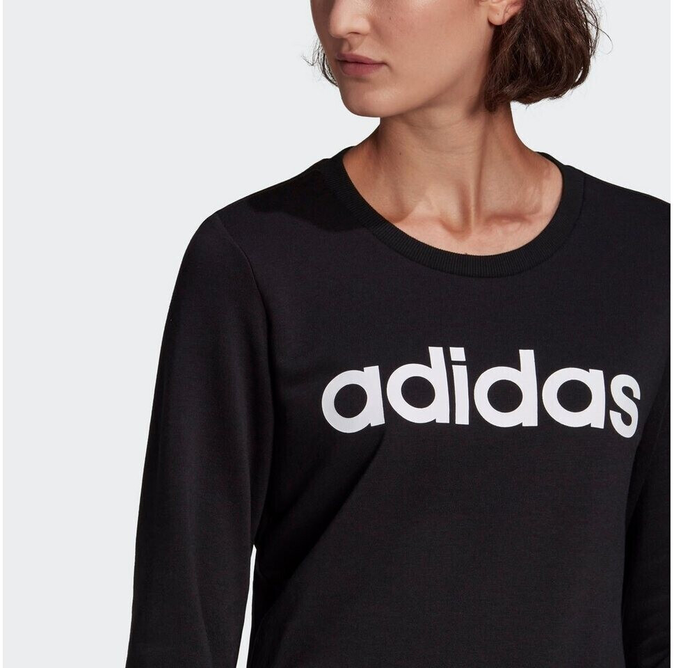 Adidas essentials sales linear sweatshirt