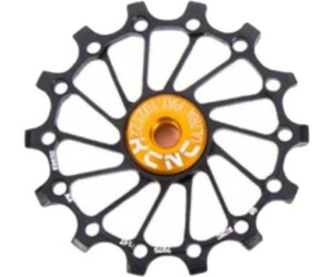KCNC Jockey Wheel SS Bearing Narrow Wide Long Teeth 14z black