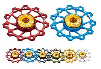 KCNC Jockey Wheel 14Z Narrow Wide stainless steel Lager Long Teeth gold