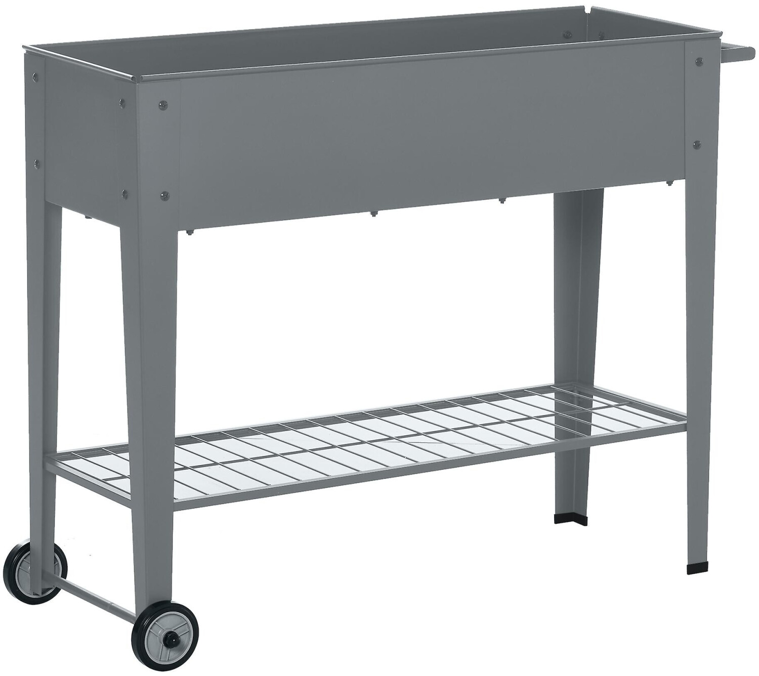 Outsunny Metal Raised Garden Bed on Wheels (104 x 39 x 80cm)