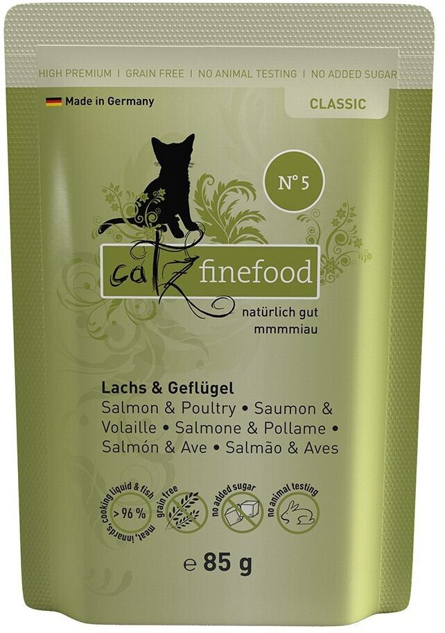 Catz finefood Classic N° 5 saumon & volaille