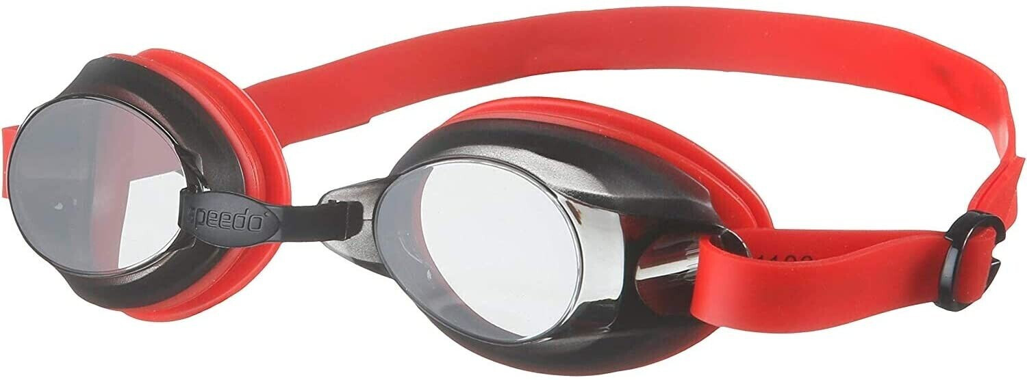 Photos - Other for Swimming Speedo Unisex Jet Goggles Red Black 