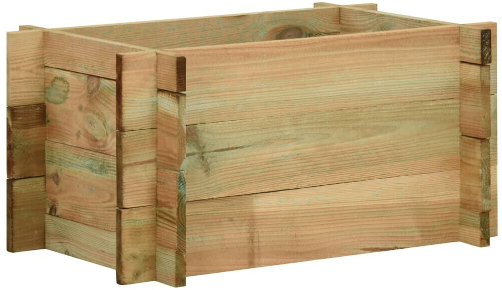 vidaXL Pressure-Treated Wooden Raised Bed (40 x 40 x 32cm)