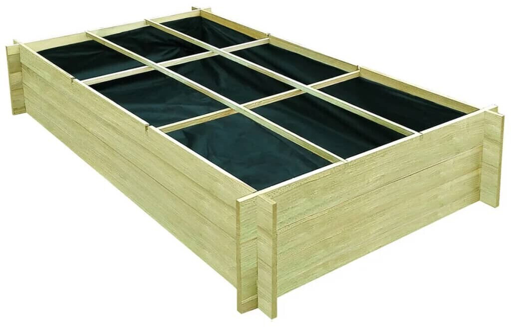 vidaXL Pinewood Raised Bed (107 x 100 x 40cm)