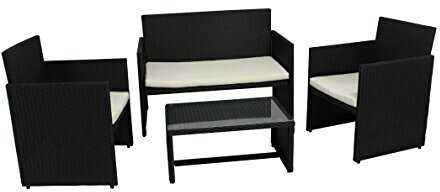 Garden Friend Valencia conversation set black