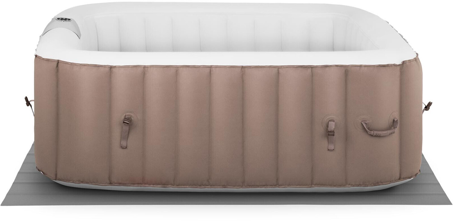 Uniprodo Whirlpool aufblasbar 183x183cm 900l beige/white