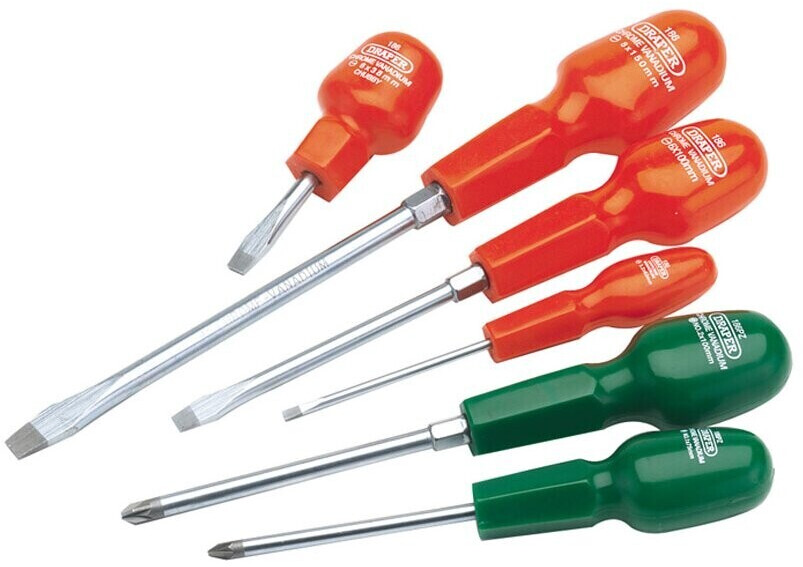 Draper Cabinet Pattern Screwdriver Set (6 Piece)