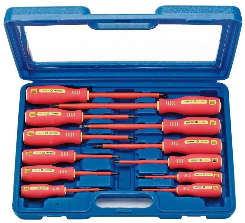 Draper Fully Insulated Screwdriver Set (12 Piece)