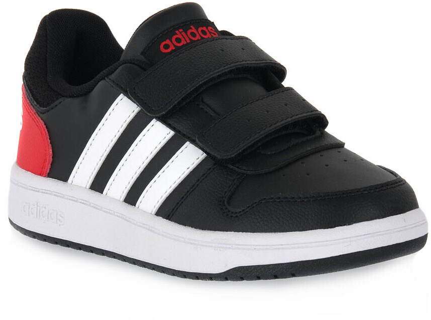 Buy Adidas Hoops 2.0 Core Black/Cloud White/Vivid Red Kids (FY9442 ...