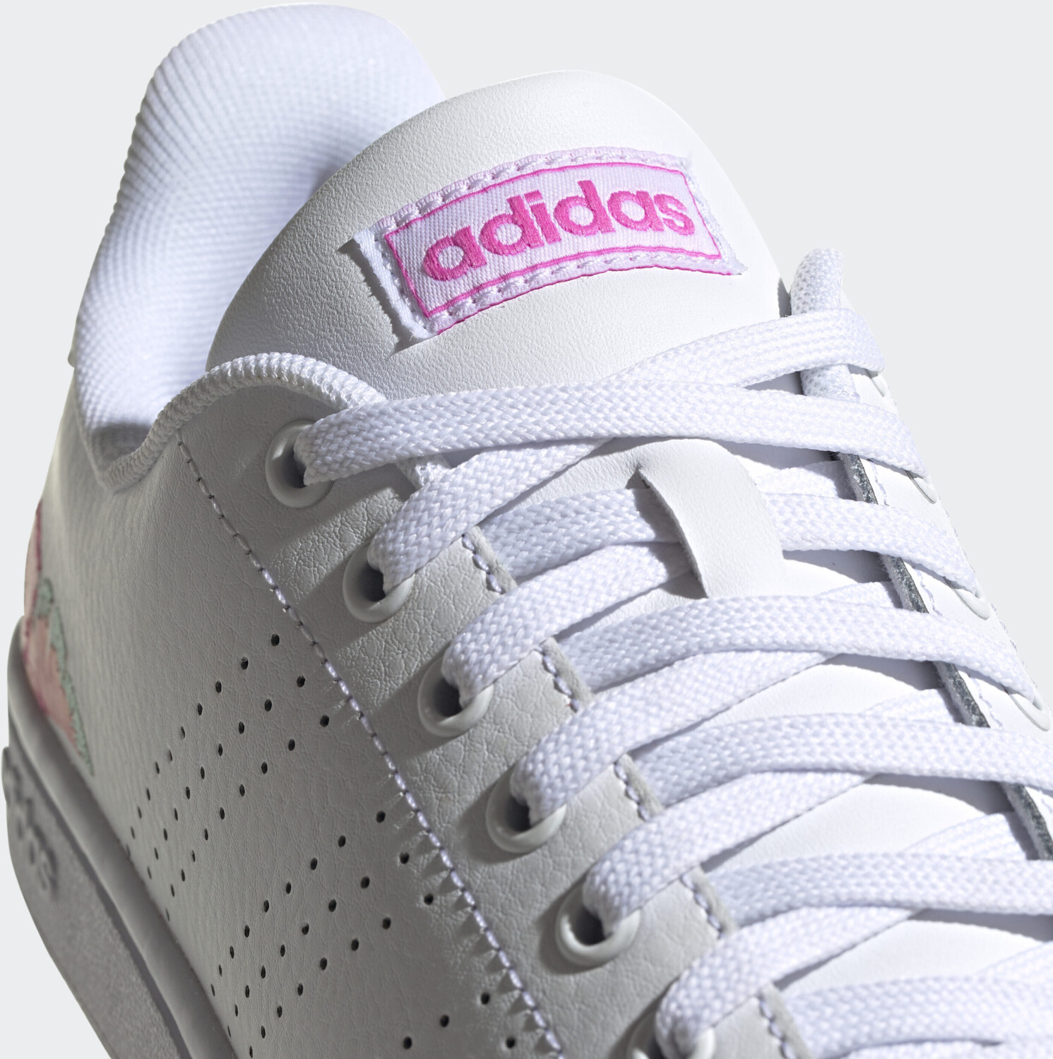 Adidas advantage weiß rosa sales