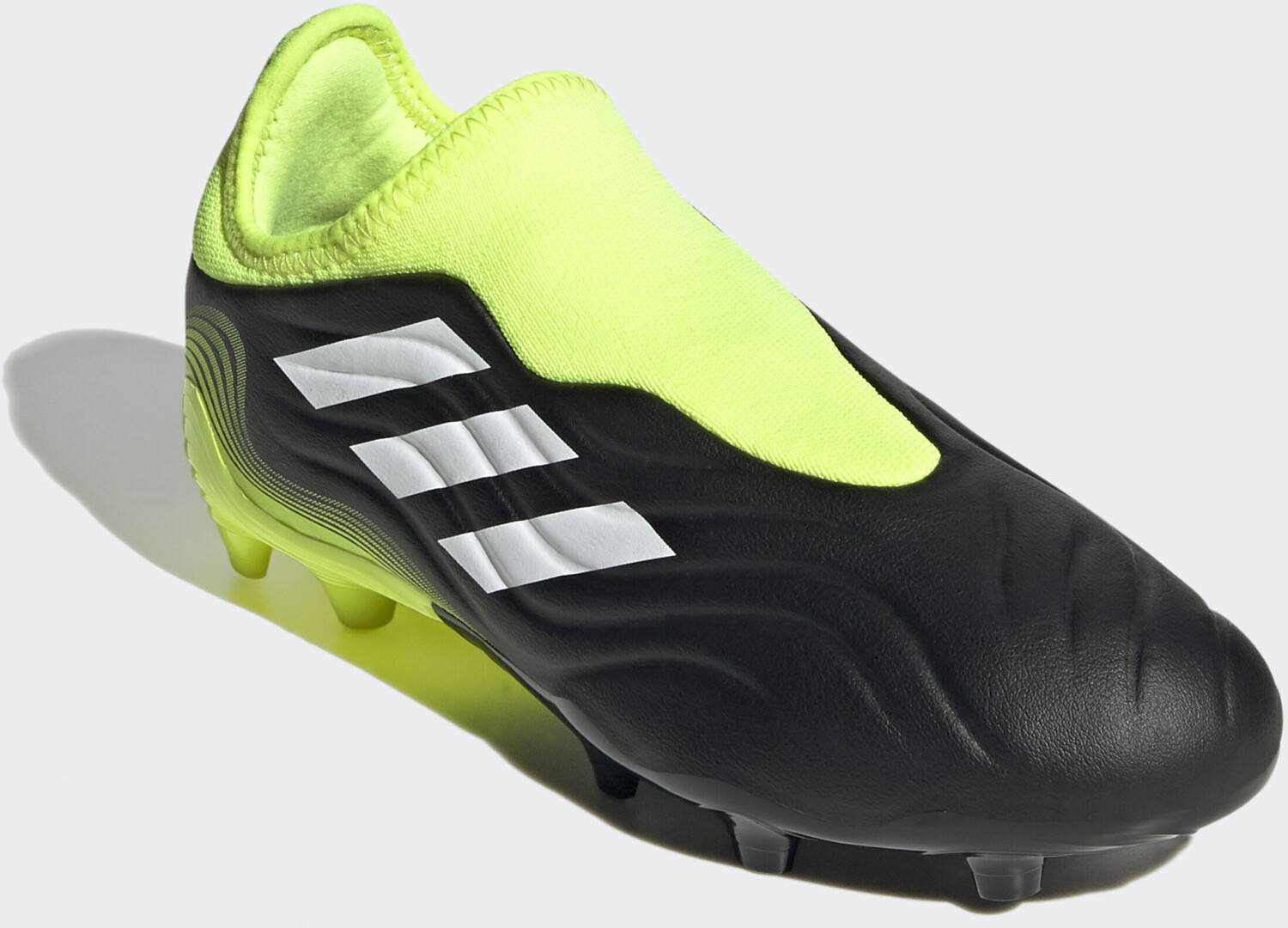 Adidas Copa Sense.3 Laceless FG Core Black/Cloud White/Solar Yellow
