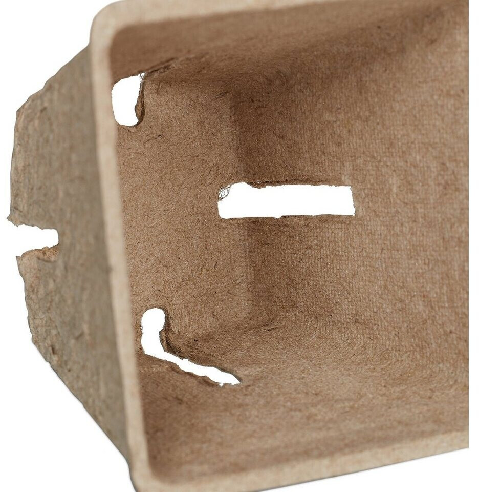Relaxdays Anzuchttöpfe 6 x 6 x 5,5 cm (80 Stück)