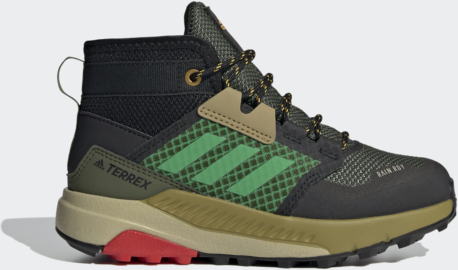 Adidas TERREX Trailmaker Mid RAIN.RDY Wanderschuh Wild Pine/Vivid Green/Vivid Red Kinder ab â¬ 71 