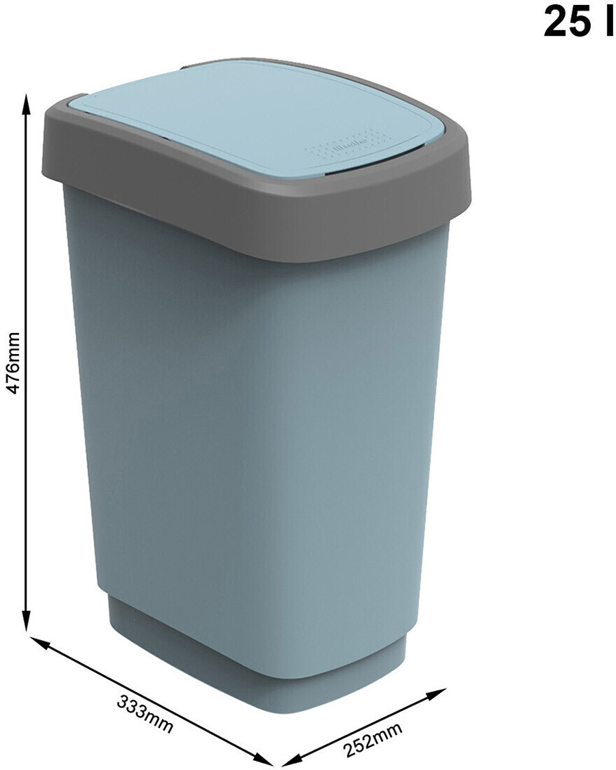 Rotho Twist Bin 25 L blue