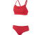 Speedo Women's Endurance Thinstrap 2 Piece Bikini Set red
