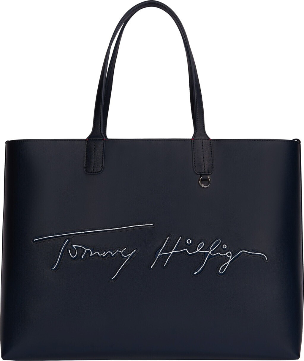 Buy Tommy Hilfiger Iconic Signature Embroidery Tote Bag (AW0AW09707