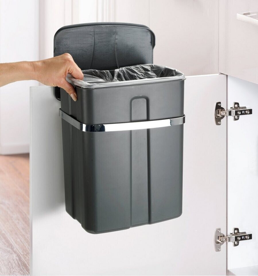 Mülltonne Küche Abfalleimer hängend grau 12l: Tests, Infos & Preisvergleich