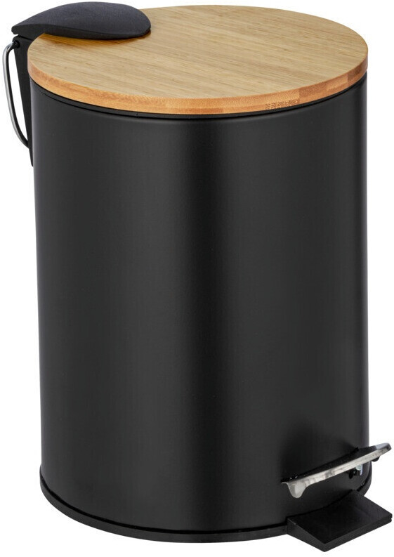 Wenko Tortona Padel Bin Easy-Close 3 L black matt